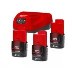 Pack 3 batterie 12v 3Ah + 1 chargeur 12v 